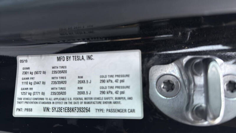 2019 Tesla Model 3 Long Range