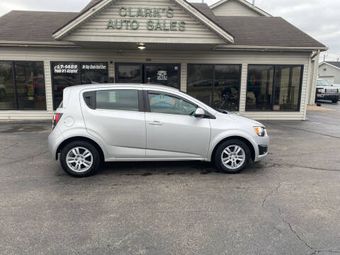 2014 Chevrolet Sonic for sale at Clarks Auto Sales in Middletown OH