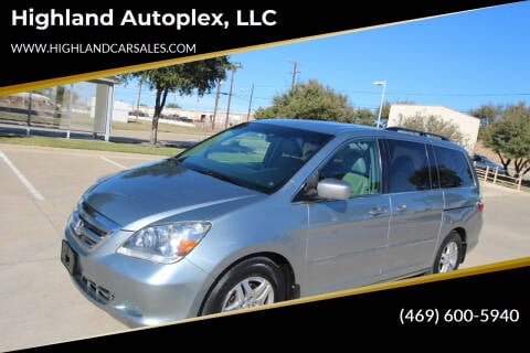 2007 Honda Odyssey for sale at Highland Autoplex, LLC in Dallas TX