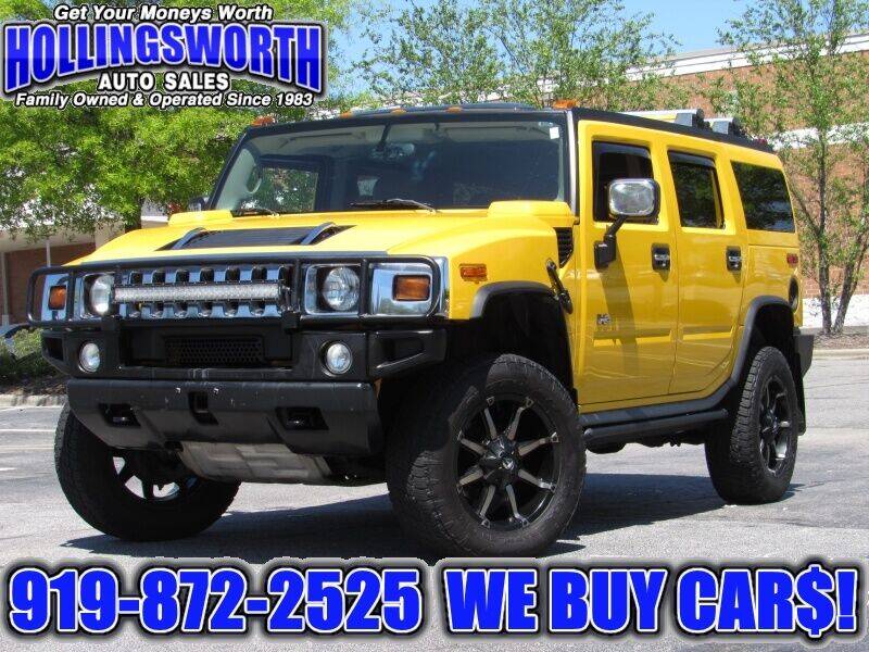 2003 HUMMER H2 for sale at Hollingsworth Auto Sales in Raleigh NC