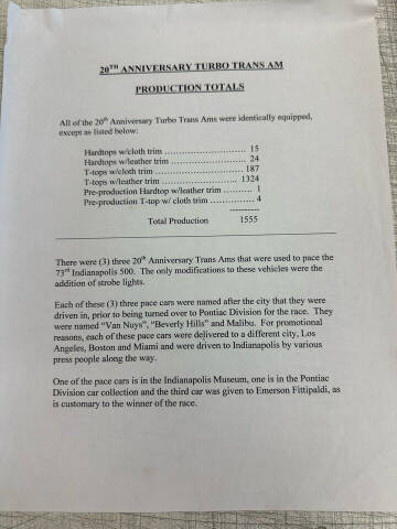 1989 Pontiac Firebird Trans Am GTA