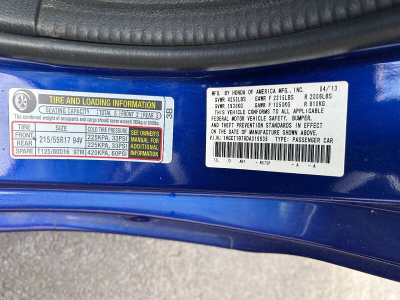 2013 Honda Accord EX