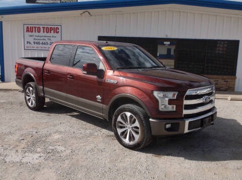 2017 Ford F-150 for sale at AUTO TOPIC in Gainesville TX