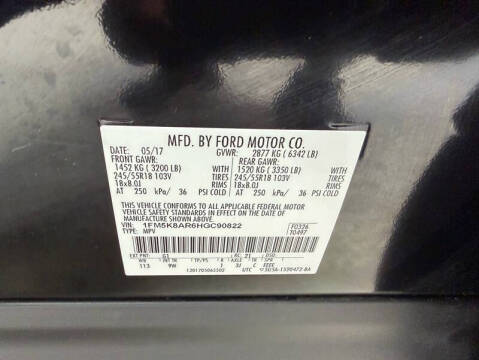 2017 Ford Explorer Police Interceptor Utility