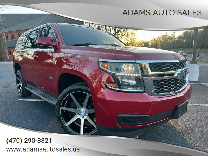 2015 Chevrolet Tahoe for sale at Adams Auto Sales in Gainesville GA