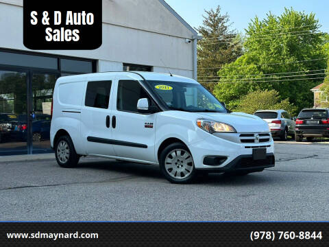 2017 RAM ProMaster City for sale at S & D Auto Sales in Maynard MA