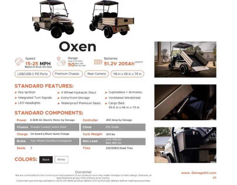 2026 Denago OXEN