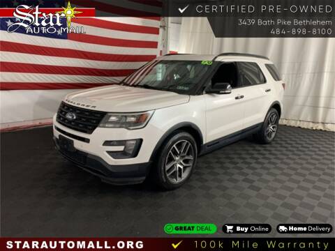 2016 Ford Explorer for sale at STAR AUTO MALL 512 in Bethlehem PA