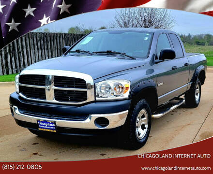 2008 Dodge Ram Pickup 1500 for sale at Chicagoland Internet Auto - 410 N Vine St New Lenox IL, 60451 in New Lenox IL