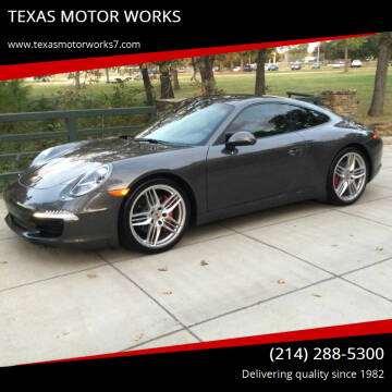 2012 Porsche 911 for sale at TEXAS MOTOR WORKS in Arlington TX