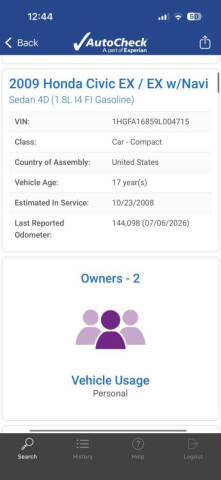 2009 Honda Civic EX