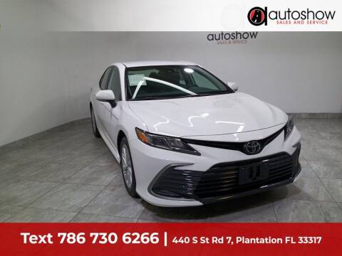 2021 Toyota Camry for sale at AUTOSHOW SALES & SERVICE in Plantation FL
