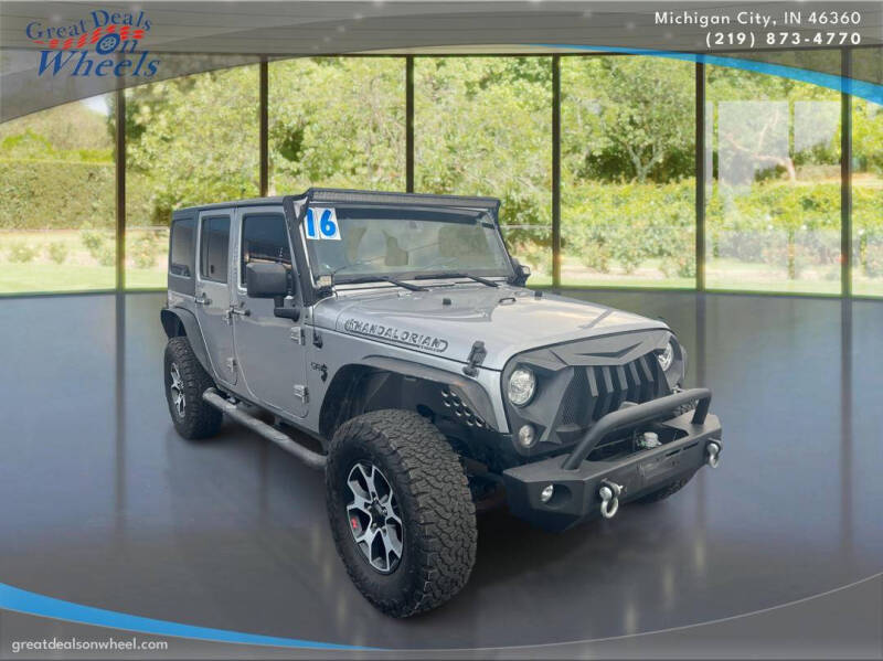 2016 Jeep Wrangler Unlimited for sale at GREAT DEALS ON WHEELS in Michigan City IN