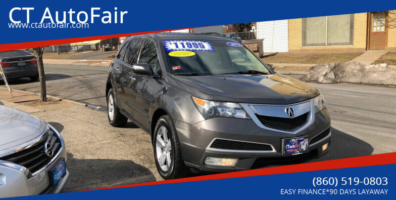 2012 Acura MDX for sale at CT AutoFair in West Hartford CT