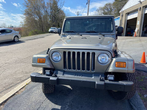 2003 Jeep Wrangler for sale at Stateline Auto Service and Sales in East Providence RI