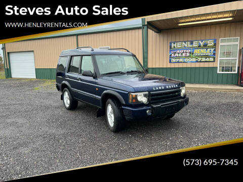 2003 Land Rover Discovery for sale at Steves Auto Sales in Steele MO