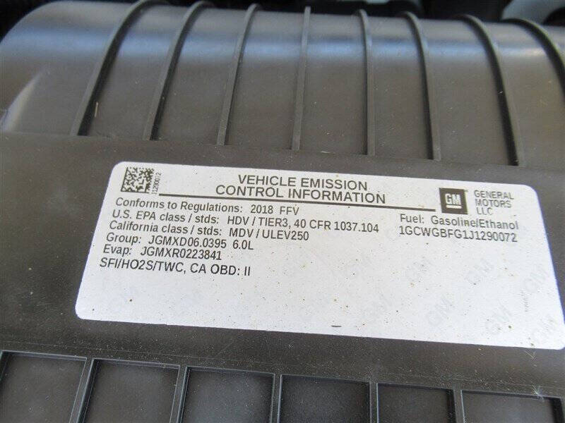 2018 Chevrolet Express 2500