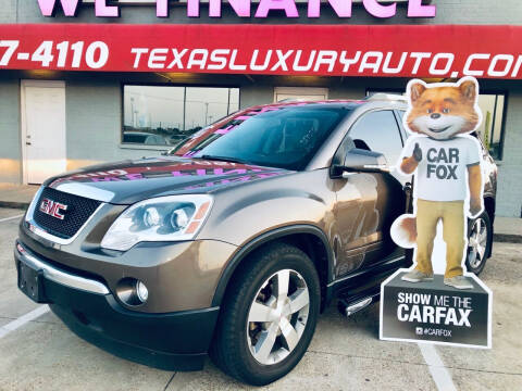 2011 GMC Acadia for sale at Texas Luxury Auto in Cedar Hill TX