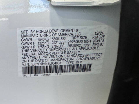 2025 Acura MDX w/Tech