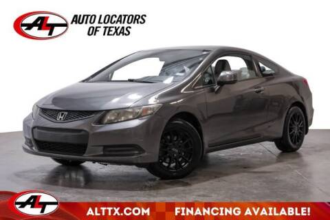 2013 Honda Civic for sale at AUTO LOCATORS OF TEXAS in Plano TX