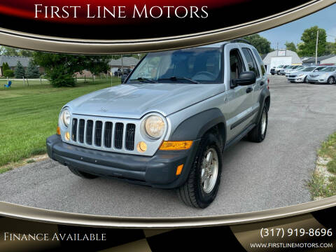 2007 Jeep Liberty for sale at First Line Motors in Brownsburg IN