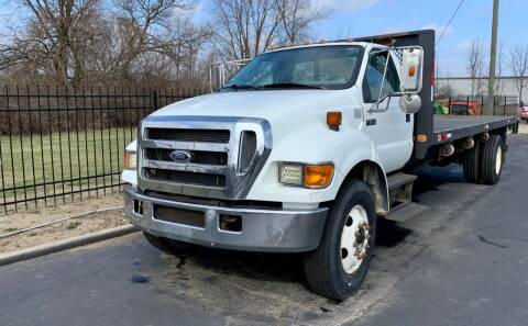 2005 Ford F650 Flatbed for sale at A F SALES & SERVICE in Indianapolis IN