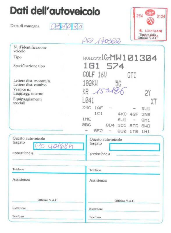 1991 Volkswagen Golf