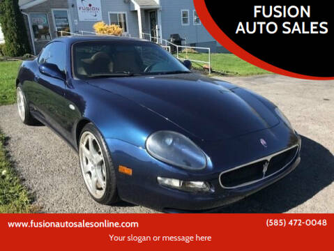 2002 Maserati Coupe for sale at FUSION AUTO SALES in Spencerport NY
