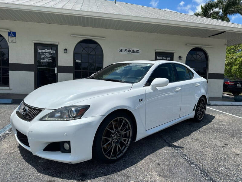 2013 Lexus IS F for sale at Supreme Motor Sports in North Fort Myers FL