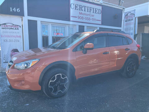 2013 Subaru XV Crosstrek for sale at CERTIFIED MOTORCAR LLC in Roselle NJ