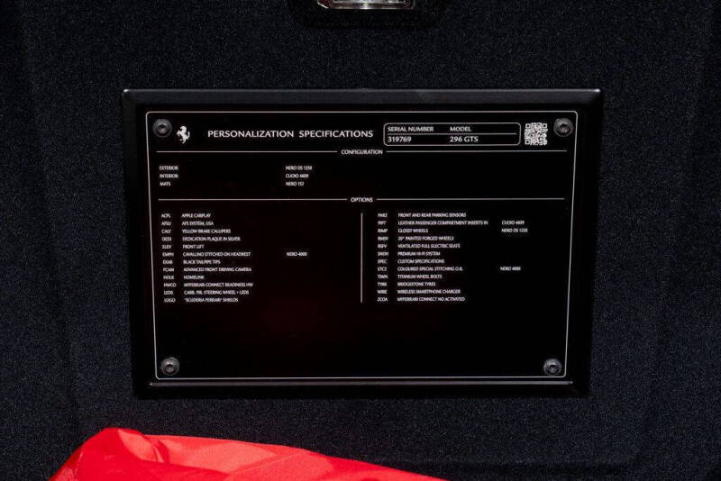 2025 Ferrari 296 GTS