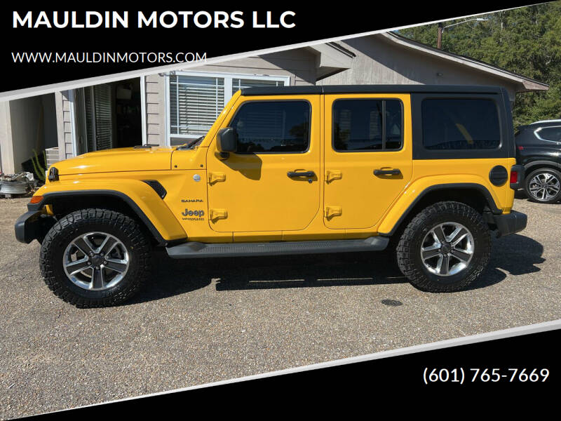 2020 Jeep Wrangler Unlimited for sale at MAULDIN MOTORS LLC in Sumrall MS