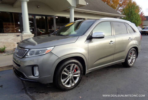 2014 Kia Sorento for sale at DEALS UNLIMITED INC in Portage MI