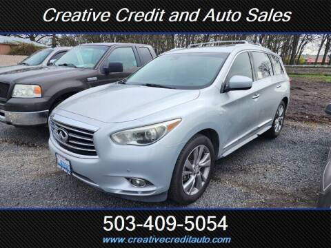 2014 Infiniti QX60 for sale at Creative Credit & Auto Sales in Salem OR