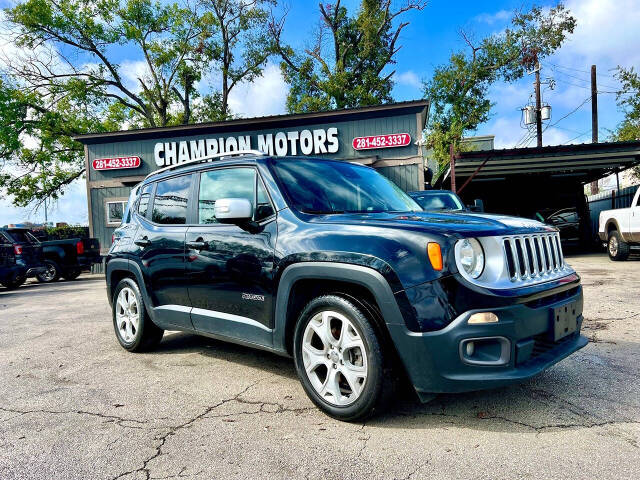 2017 Jeep Renegade for sale at Champion Motors in Channelview, TX