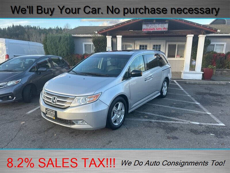 2012 Honda Odyssey for sale at Platinum Autos in Woodinville WA