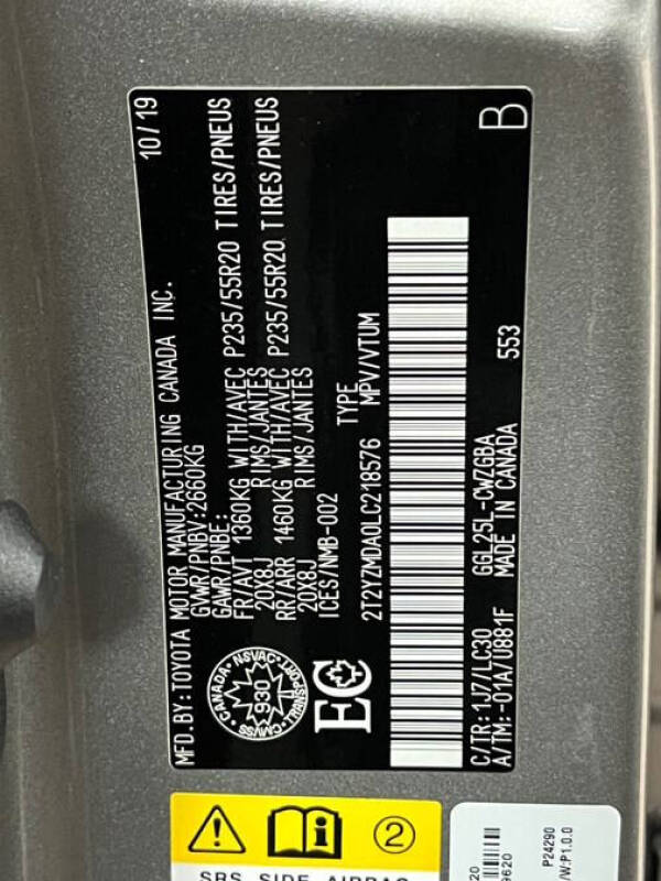 2020 Lexus RX 350 F SPORT Performance