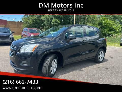 2016 Chevrolet Trax for sale at DM Motors Inc in Maple Heights OH