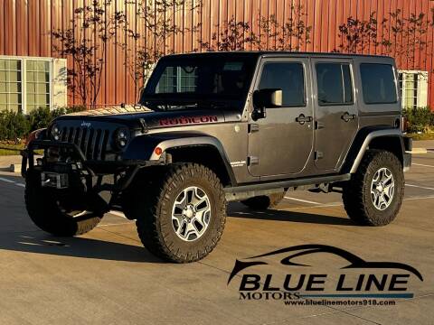 2014 Jeep Wrangler Unlimited for sale at Blue Line Motors in Bixby OK