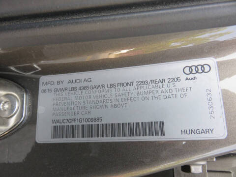2016 Audi A3 1.8T Premium Plus