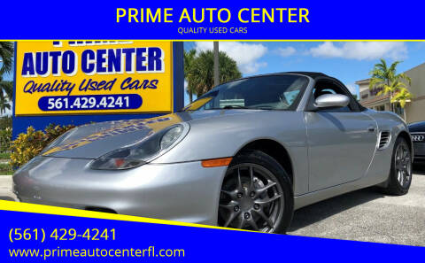 2003 Porsche Boxster for sale at PRIME AUTO CENTER in Palm Springs FL