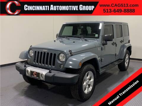 2015 Jeep Wrangler Unlimited for sale at Cincinnati Automotive Group in Lebanon OH