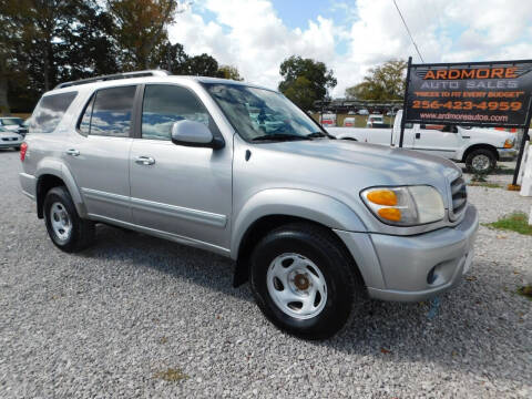 2001 Toyota Sequoia for sale at ARDMORE AUTO SALES in Ardmore AL