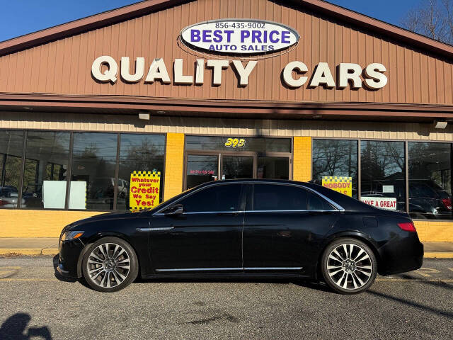 2018 Lincoln Continental for sale at Best Price Auto Sales in Lindenwold, NJ