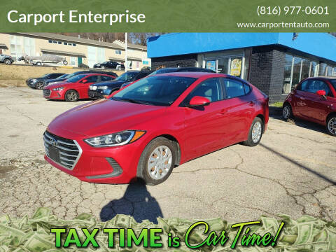 2017 Hyundai Elantra for sale at Carport Enterprise - 6420 State Ave in Kansas City KS