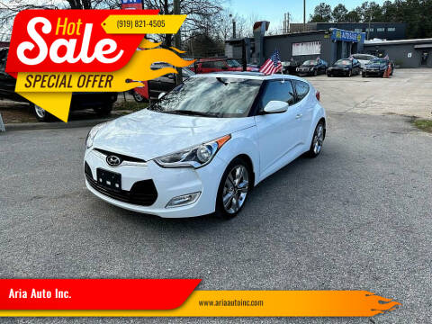 2016 Hyundai Veloster for sale at Aria Auto Inc. in Raleigh NC