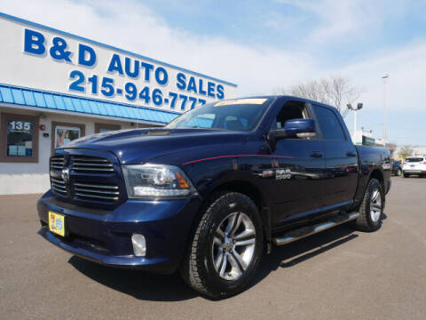 2013 RAM Ram Pickup 1500 for sale at B & D Auto Sales Inc. in Fairless Hills PA