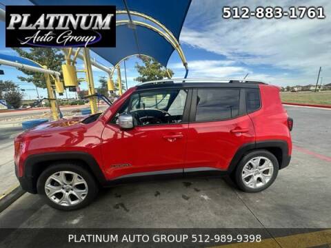 2015 Jeep Renegade for sale at Platinum Auto Group in Hutto TX