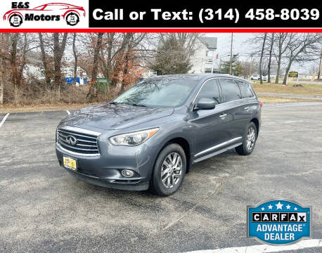 2014 Infiniti QX60 for sale at E & S MOTORS in Imperial MO