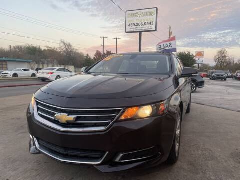 2015 Chevrolet Impala for sale at Shock Motors in Garland TX